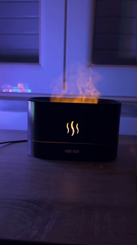 Humidificador forma de llama