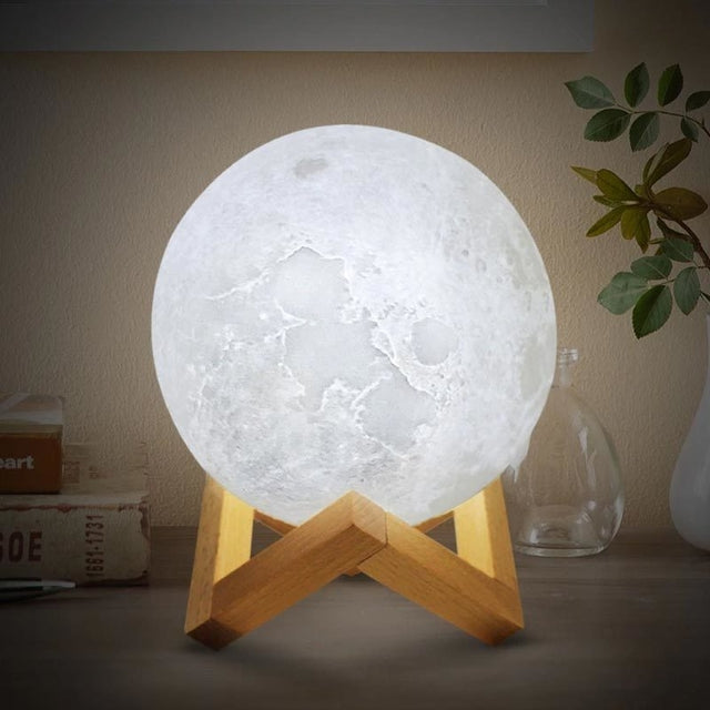 Lámpara luna control remoto