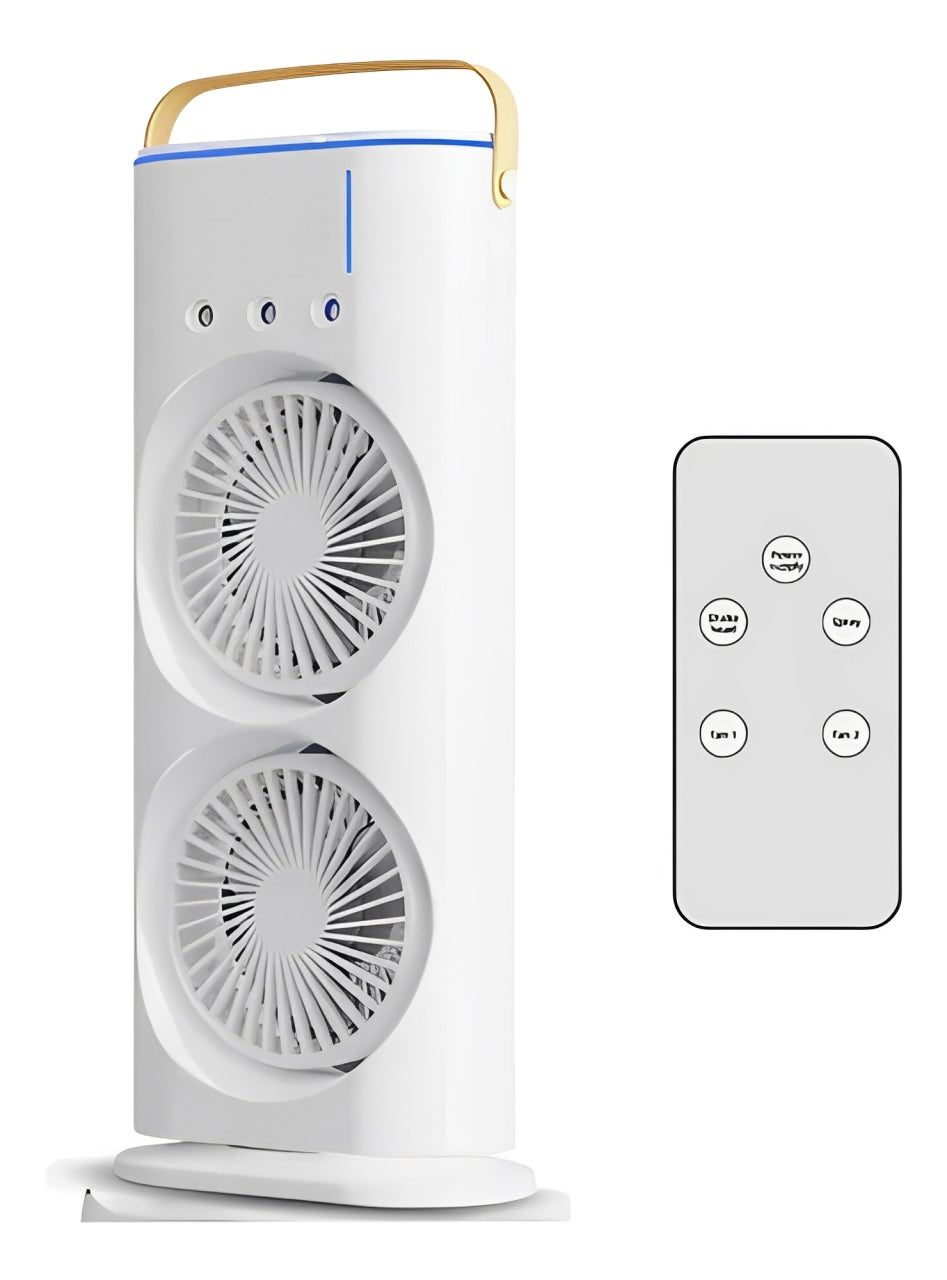 Torre Ventilador Humidificador Doble