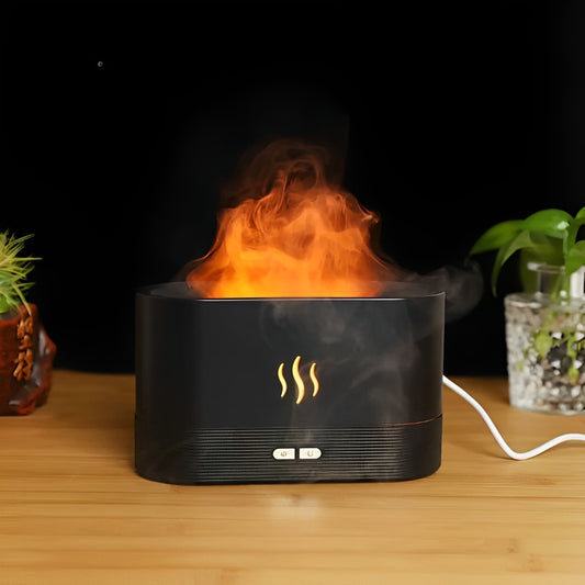 Humidificador forma de llama