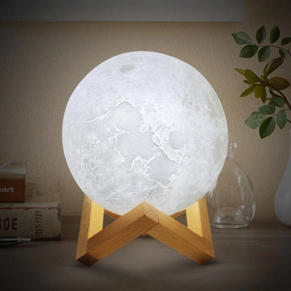 Lámpara luna control remoto