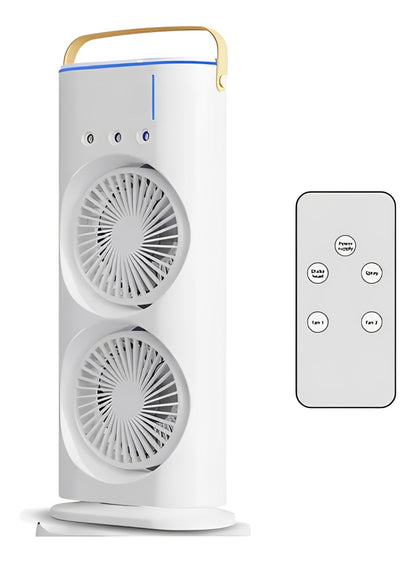 Torre Ventilador Humidificador Doble